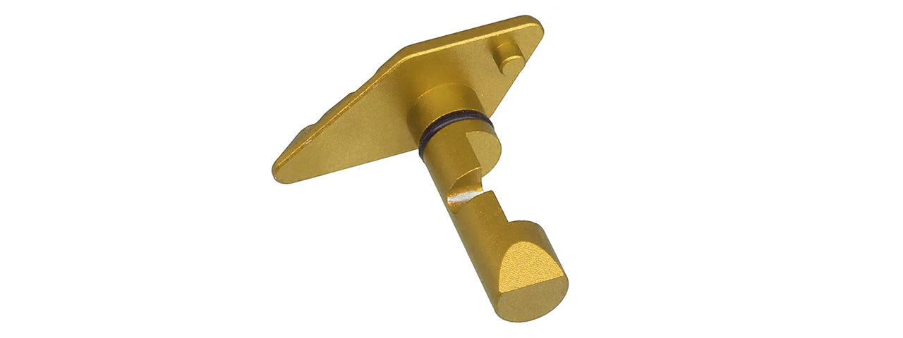 Atlas Custom Works Takedown Lever Flatty for for SIG / VFC M17 M18 X-Series Airsoft Guns - (Gold)