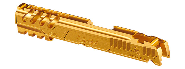 Atlas Custom Works LimCat SpeedCat Aluminum Slide for 5.1 TM Hicapa/1911 GBB - (Gold)