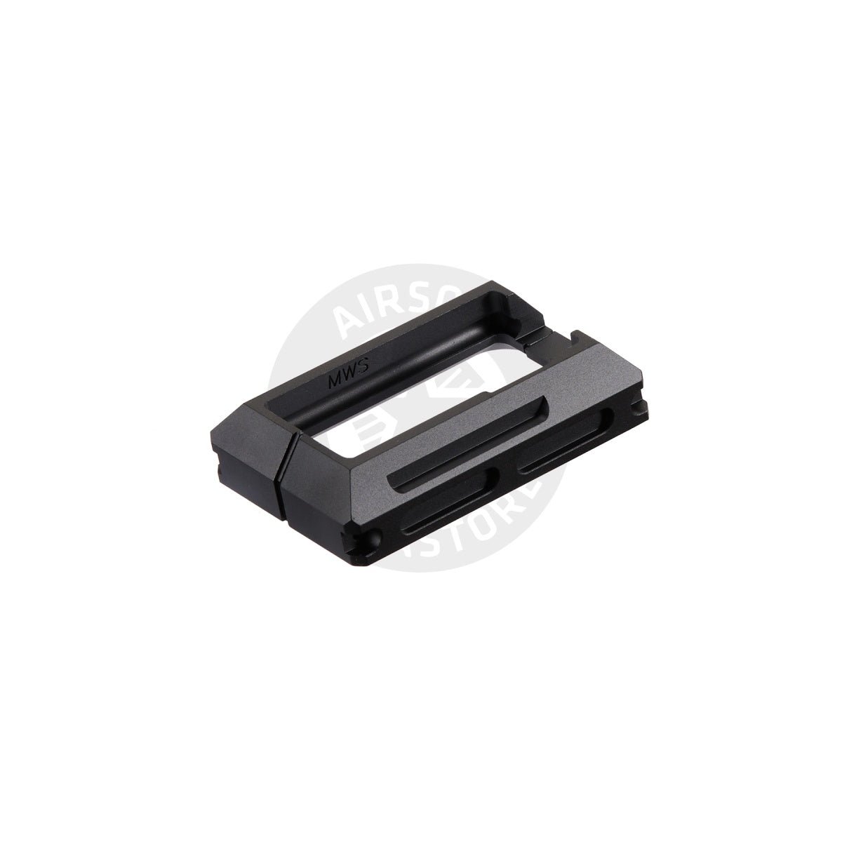 Atlas Custom Works Aluminum Magwell For Tokyo Marui MWS M4 GBB - (Black)