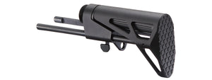 Atlas Custom Works MD-Style Retractable CQB Stock for Marui MWS M4 GBB Airsoft Rifles - (Black)