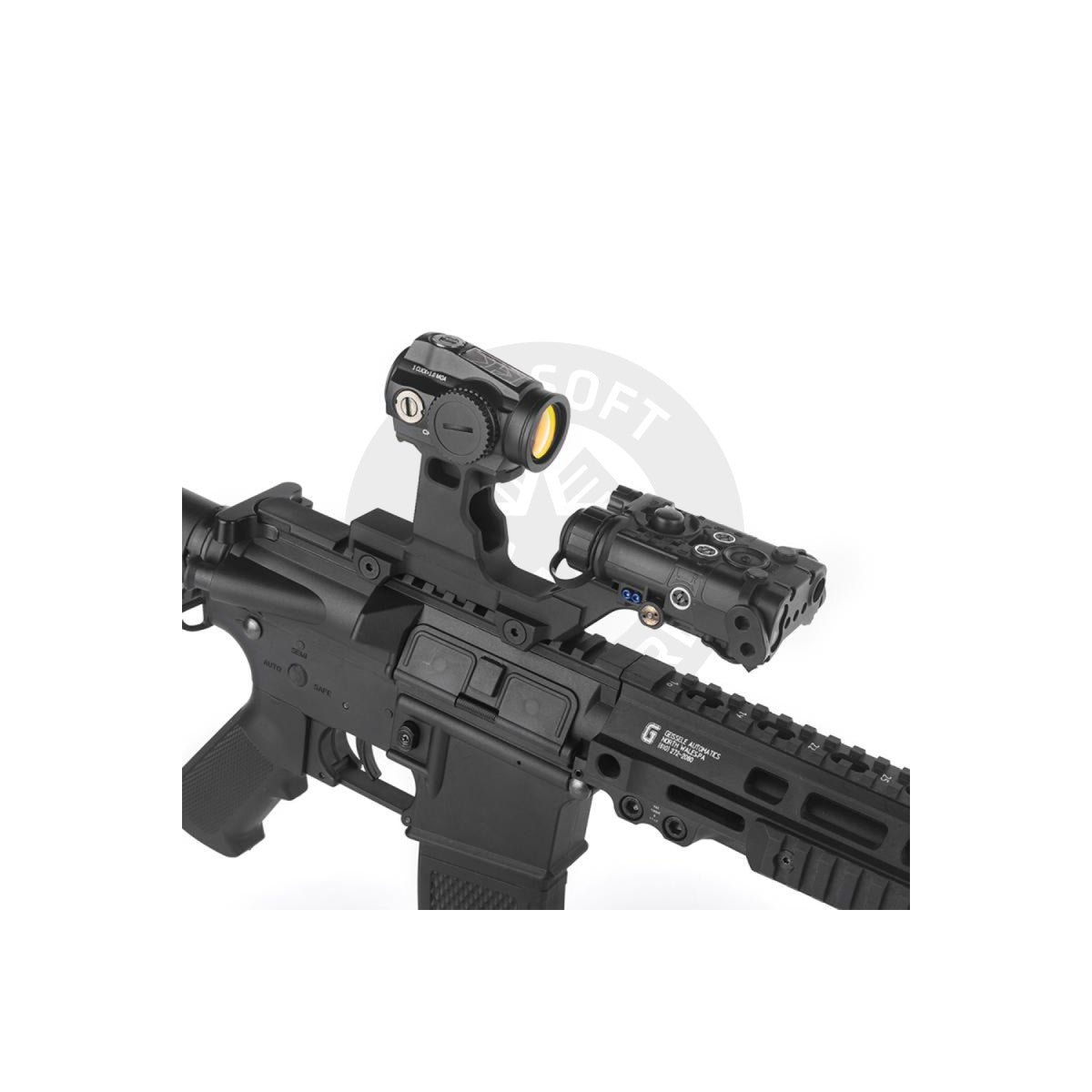 Atlas Custom Works Optic Mount Kit W/ No Marking - BLACK