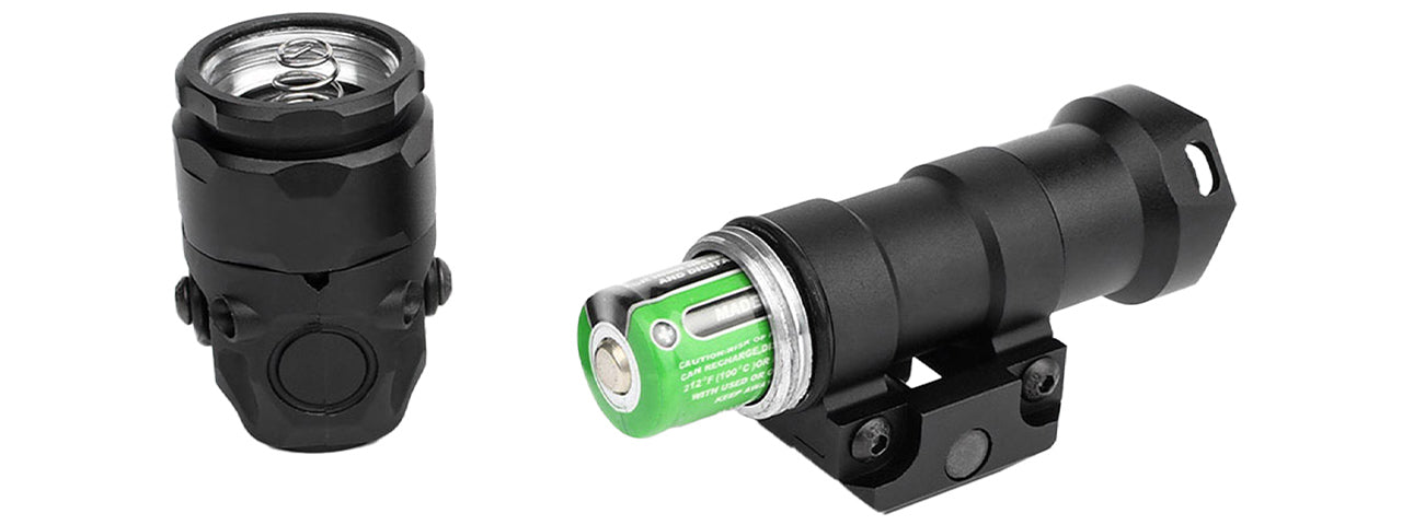 Atlas Custom Works KIJI K1 IR Illuminator Flashlight w/ 20mm Mount (Black)