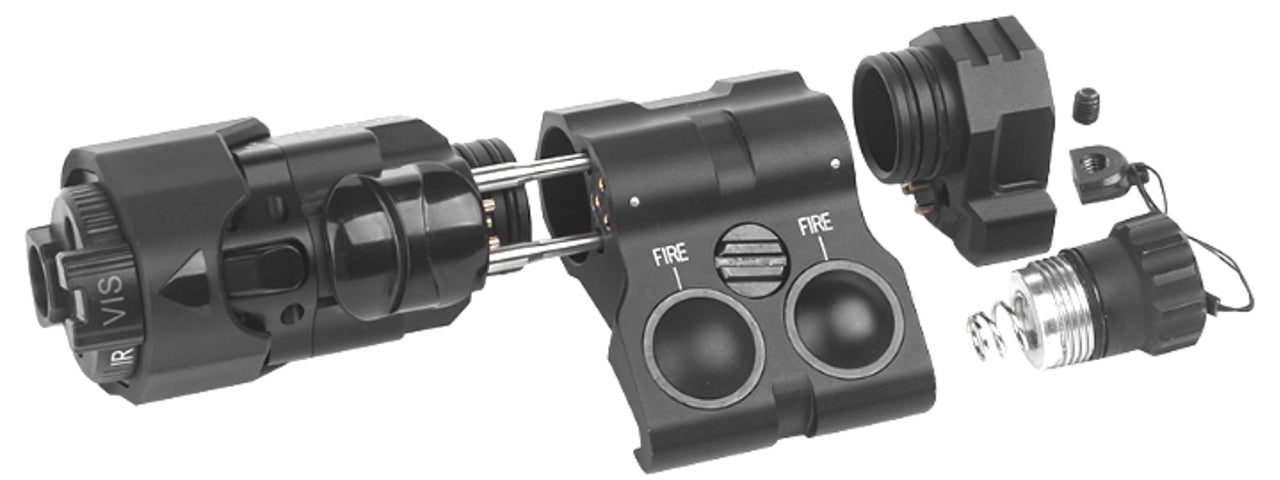 Atlas Custom Works Modular Advanced Weapon Laser MAWL-C1+ Red Laser/White Light/IR (Black)