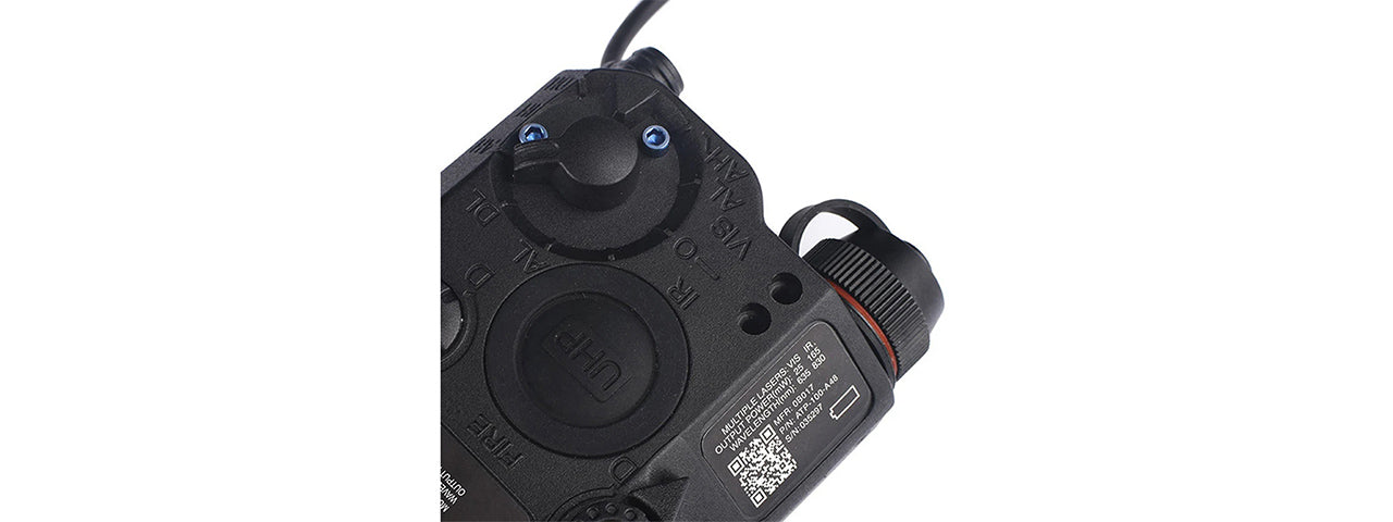 Atlas Custom Works PEQ15 LA5-C UHP Integrated Dual Color Laser w/ Flashlight - (Black)