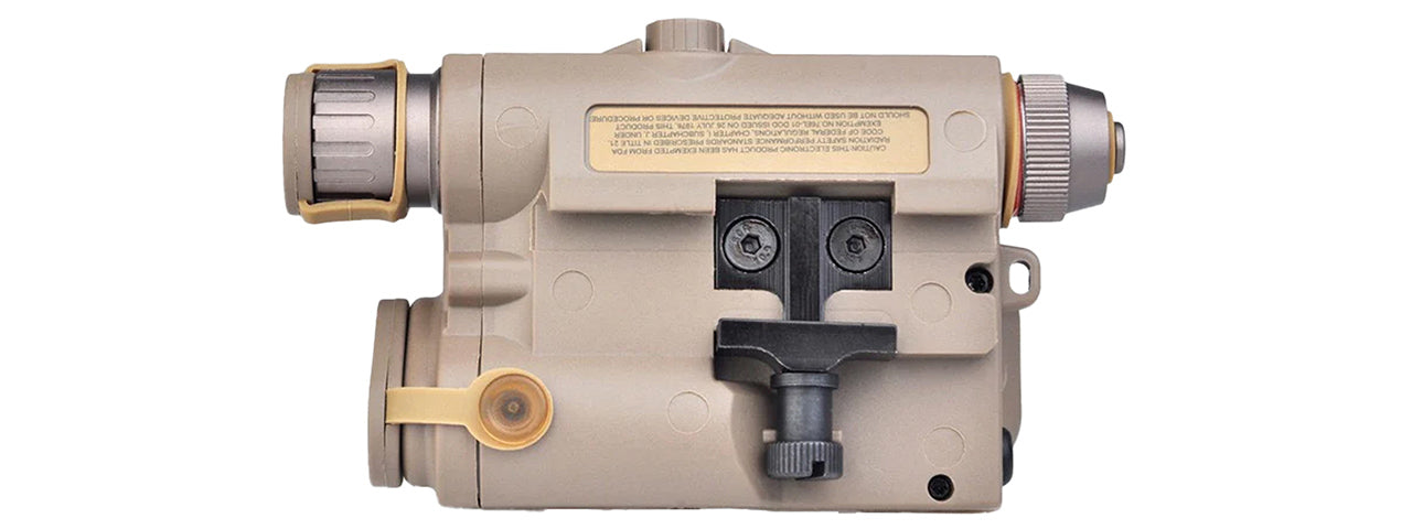 Atlas Custom Works PEQ15 LA5-C UHP Integrated Dual Color Laser w/ Flashlight - (Dark Earth)