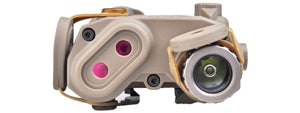 Atlas Custom Works PEQ15 LA5-C UHP Integrated Dual Color Laser w/ Flashlight - (Dark Earth)