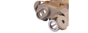 Atlas Custom Works PEQ15 LA5-C UHP Integrated Dual Color Laser w/ Flashlight - (Dark Earth)