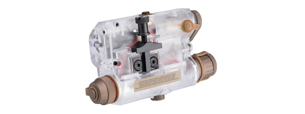 Atlas Custom Works PEQ-15 LA-5C UHP Laser and Flashlight Device - (Transparent/Dark Earth)