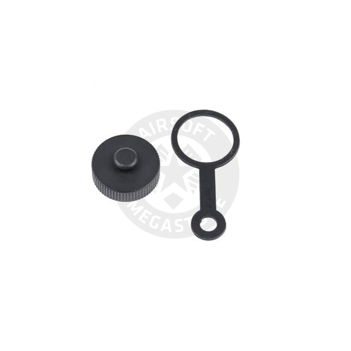 Atlas Custom Works Tactical Red Dot Laser PEQ-15 LA-5C Battery Cover and Mount - BLACK