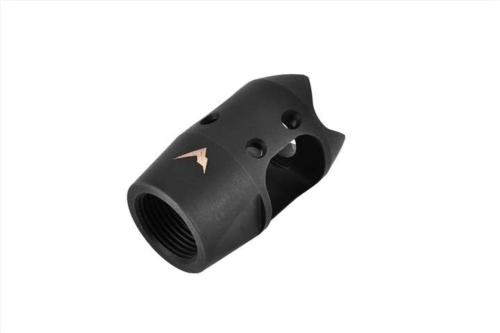 Rainier Arms PTS 14mm CCW Mini XT Airsoft Flash Hider - BLACK