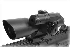 AIM Sports 2.5-10x40 QRM Dual Red & Green Illuminated Scope w/ Laser