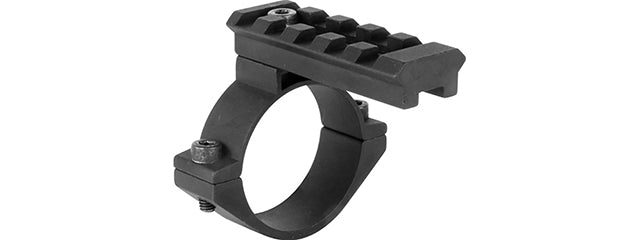 AIM SPORTS PICATINNY BASE 1 SCOPE ADJUSTABLE ADAPTER W/ 2 RAILS