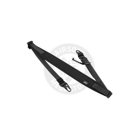 Amomax Padded Quick Adjust Two-Point Sling with HK Style Clip (Black)