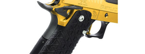 Airsoft Masterpiece EDGE LimCat BattleCat Tokyo Marui Hi Capa GBB 3.9 Aluminum Frame - (Gold)