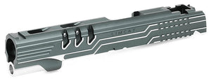Airsoft Masterpiece LimCat Protector Slide for TM Hi-CAPA 5.1 GBB Pistols - (Gray/Silver)