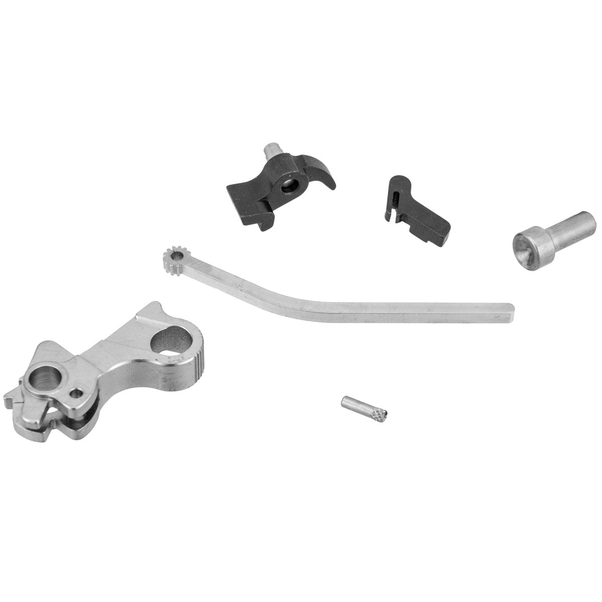 Airsoft Masterpiece CNC Steel Hammer & Sear Set for Hi-Capa [S Style Commander] - Silver