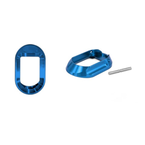 Airsoft Masterpiece Aluminum Anodized Competition Magwell for Hi-Capa Airsoft Pistols - (Blue)
