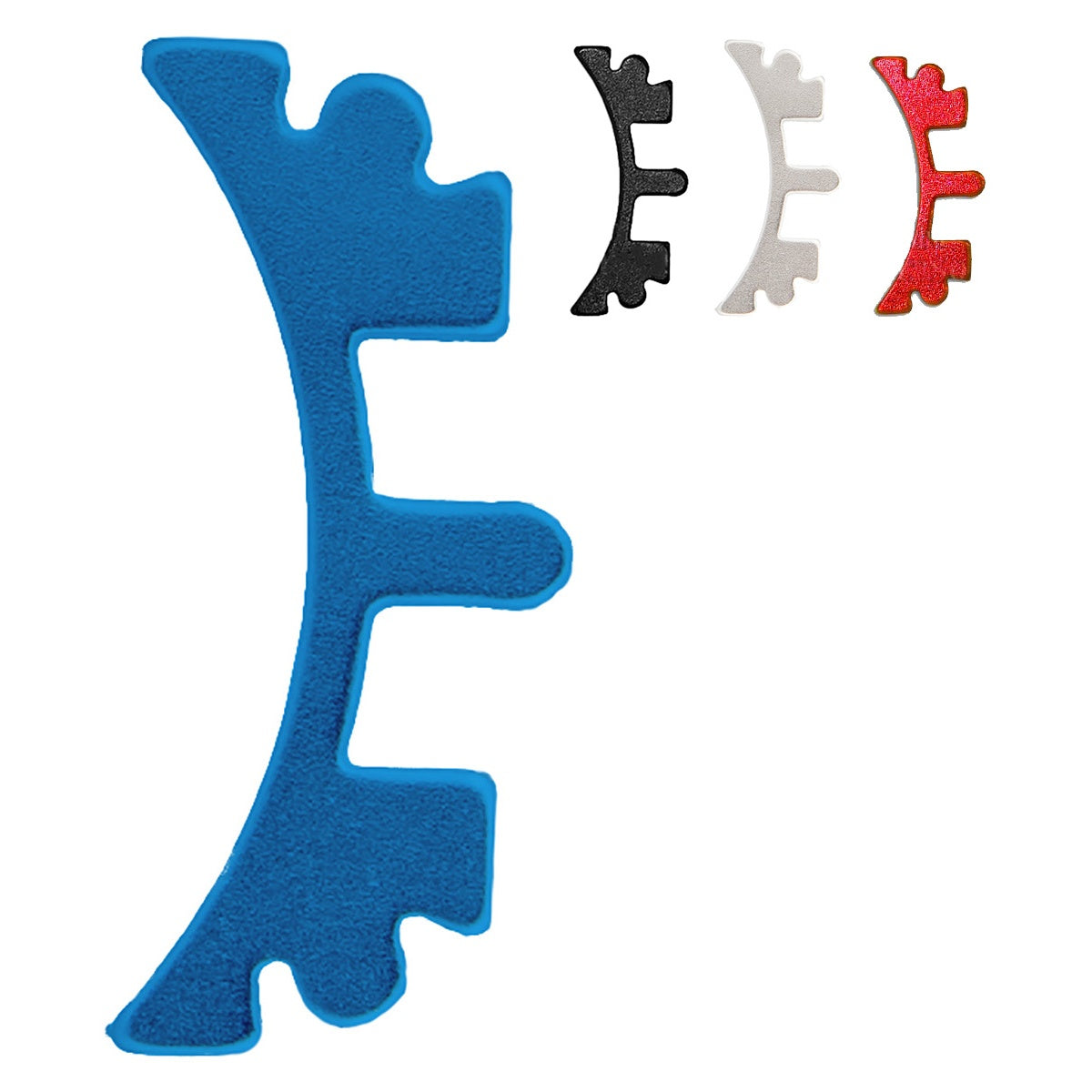 Airsoft Masterpiece Aluminum Puzzle Front Curve Short Trigger - Blue