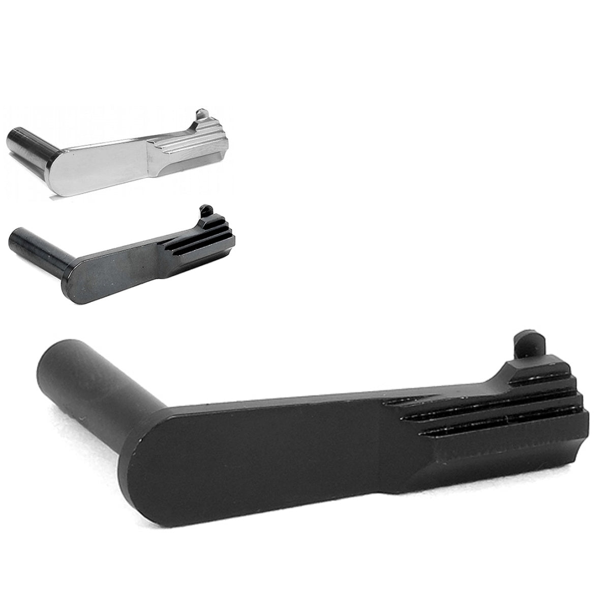 Airsoft Masterpiece CNC Steel Slide Stop [Type 2] - Black
