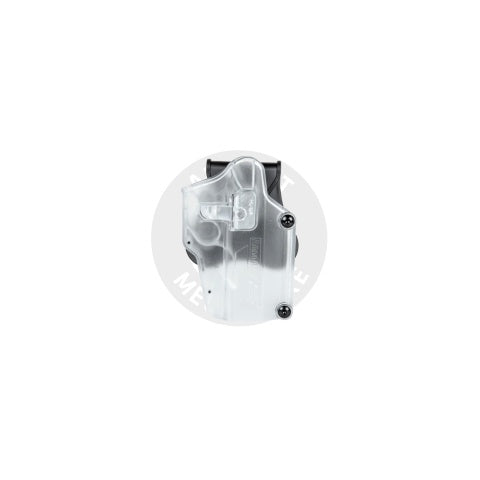 Amomax Q.R. Universal Polymer Paddle Holster (Clear White)