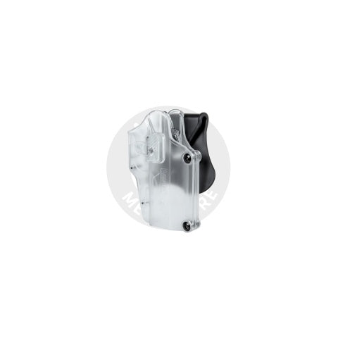 Amomax Q.R. Universal Polymer Paddle Holster (Clear White)