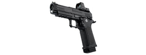 ARCTURUS Vanguard 4.3 Hi-Capa GBB Pistol w/ Optics Ready Slide & ARS-1 Red Dot Combo - (Black)