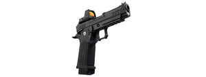 ARCTURUS Vanguard 4.3 Hi-Capa GBB Pistol w/ Optics Ready Slide & ARS-1 Red Dot Combo - (Black)