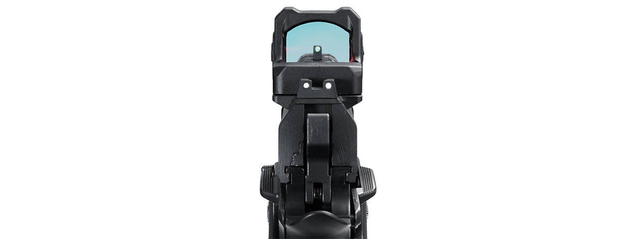 ARCTURUS Vanguard 4.3 Hi-Capa GBB Pistol w/ Optics Ready Slide & ARS-1 Red Dot Combo - (Black)