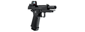ARCTURUS Vanguard 4.3 Hi-Capa GBB Pistol w/ Optics Ready Slide & ARS-1 Red Dot Combo - (Black)