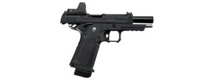 ARCTURUS Vanguard 4.3 Hi-Capa GBB Pistol w/ Optics Ready Slide & ARS-1 Red Dot Combo - (Black)