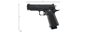 ARCTURUS Vanguard 4.3 Hi-Capa GBB Pistol w/ Optics Ready Slide - (Black)