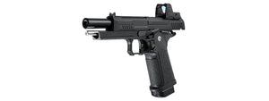 ARCTURUS Vanguard 5 Hi-Capa GBB Pistol w/ Optics Ready Slide & ARS-1 Red Dot Combo - (Black)
