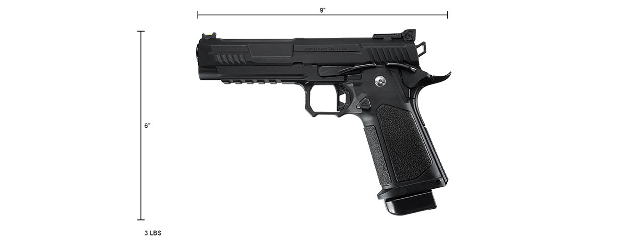 ARCTURUS Vanguard 5 Hi-Capa GBB Pistol - (Black)