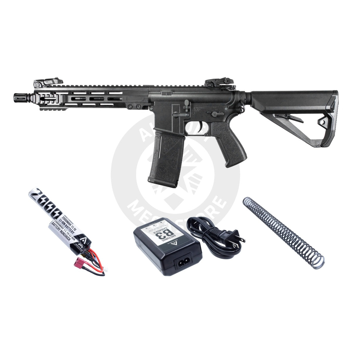 Arcturus Tactical LWT MK-I CQB 10" AEG Sport Rifle Starter Pack - BLACK