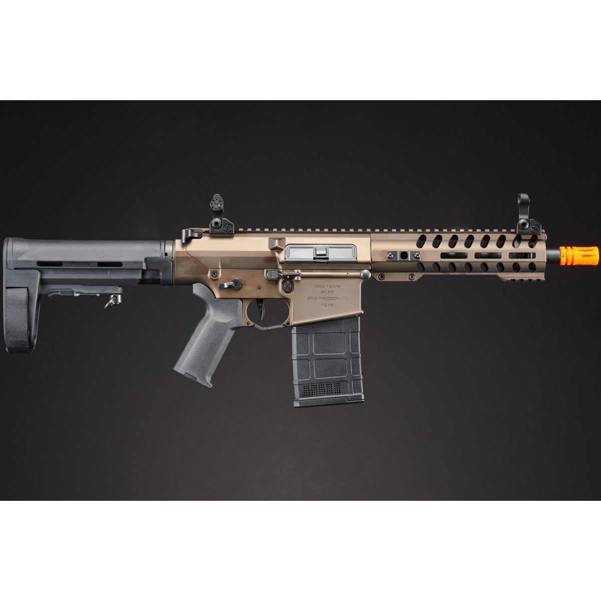 ARES Advanced Full Metal AR-308 Airsoft AEG Rifle with ETU - (Dark Earth)