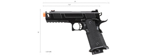 Army Armament R501 Green Gas GBB Pistol (Black)