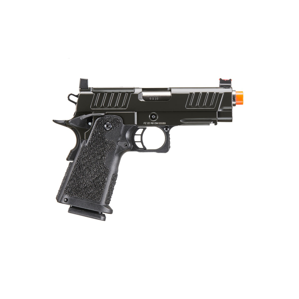 Army Armament R612M C2 Hi-Capa 4.3 Gas Blowback Airsoft Pistol w/ Red Dot Mount (Color: Black)