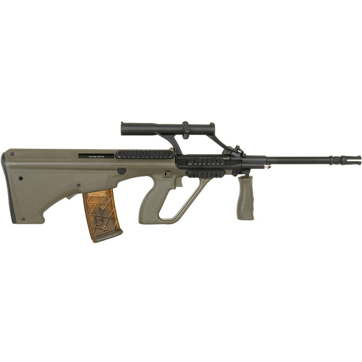 Army Armament Polymer AUG AEG Airsoft Rifle with Scope (Color: OD Green)