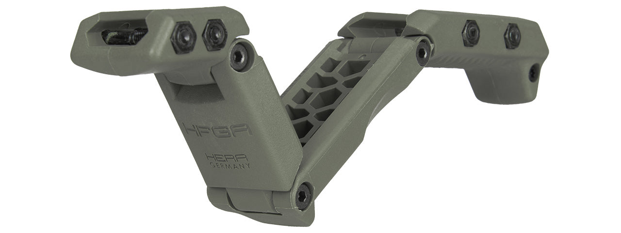 HERA ARMS ERGONOMIC MULTI-POSITION HFGA PICATINNY FOREGRIP - OD GREEN