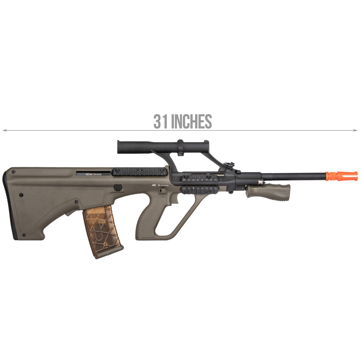 ASG Proline Licensed Steyr AUG A1 Airsoft AEG Rifle w/ Military Style Scope (OD Green)