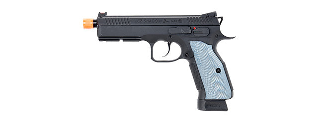 ASG CZ Shadow 2 CO2 Blowback Airsoft Pistol (BLACK / BLUE)
