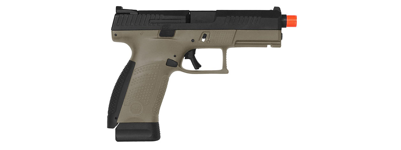 CZ P-10C CO2 Airsoft Pistol, Optic Ready, Outer Threaded Barrel - Black