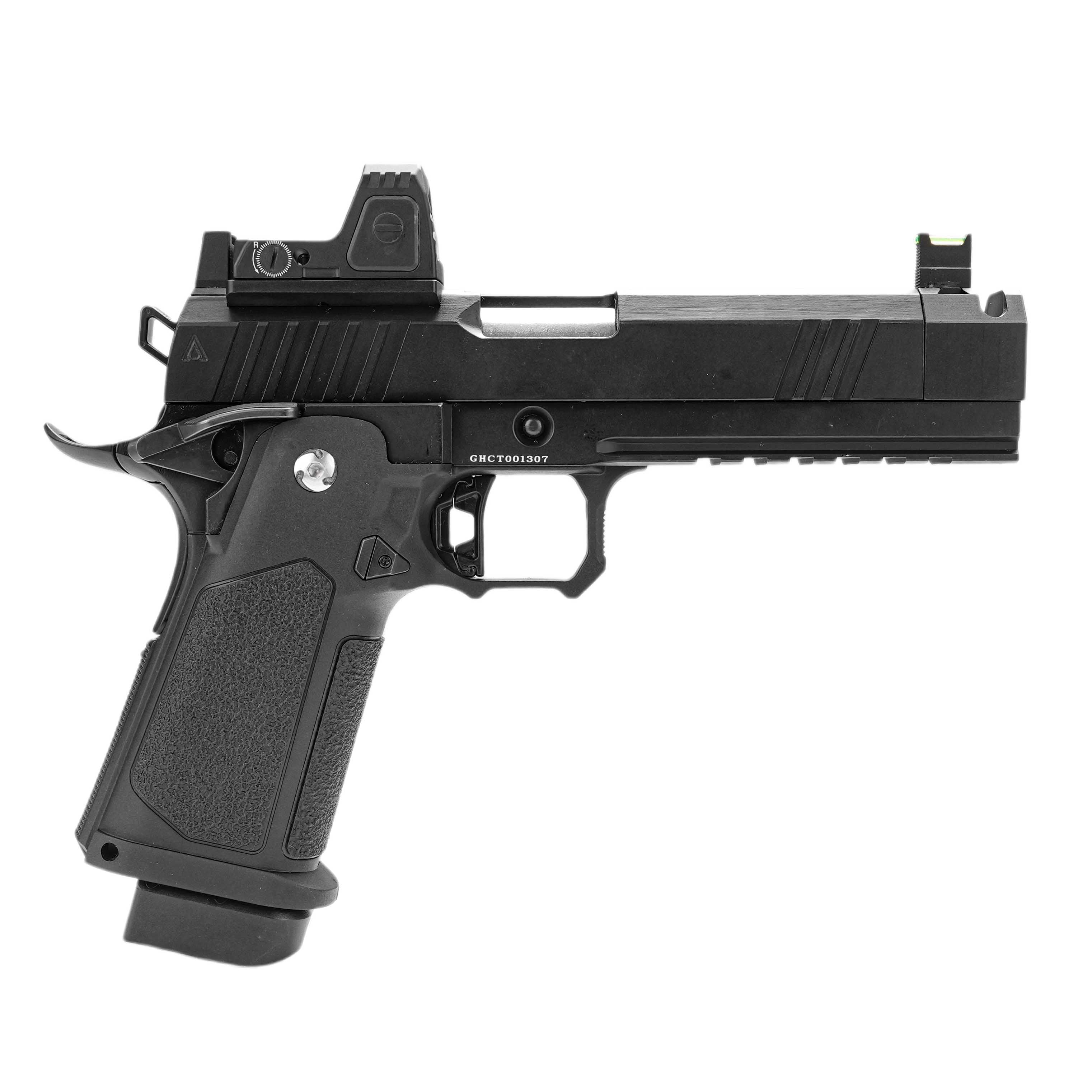 ARCTURUS Tempest 4.3" Hi-Capa GBB DG™ Duty Grade Edition w/ Optics Ready Slide & Compensator & ARS-1 Red Dot Combo