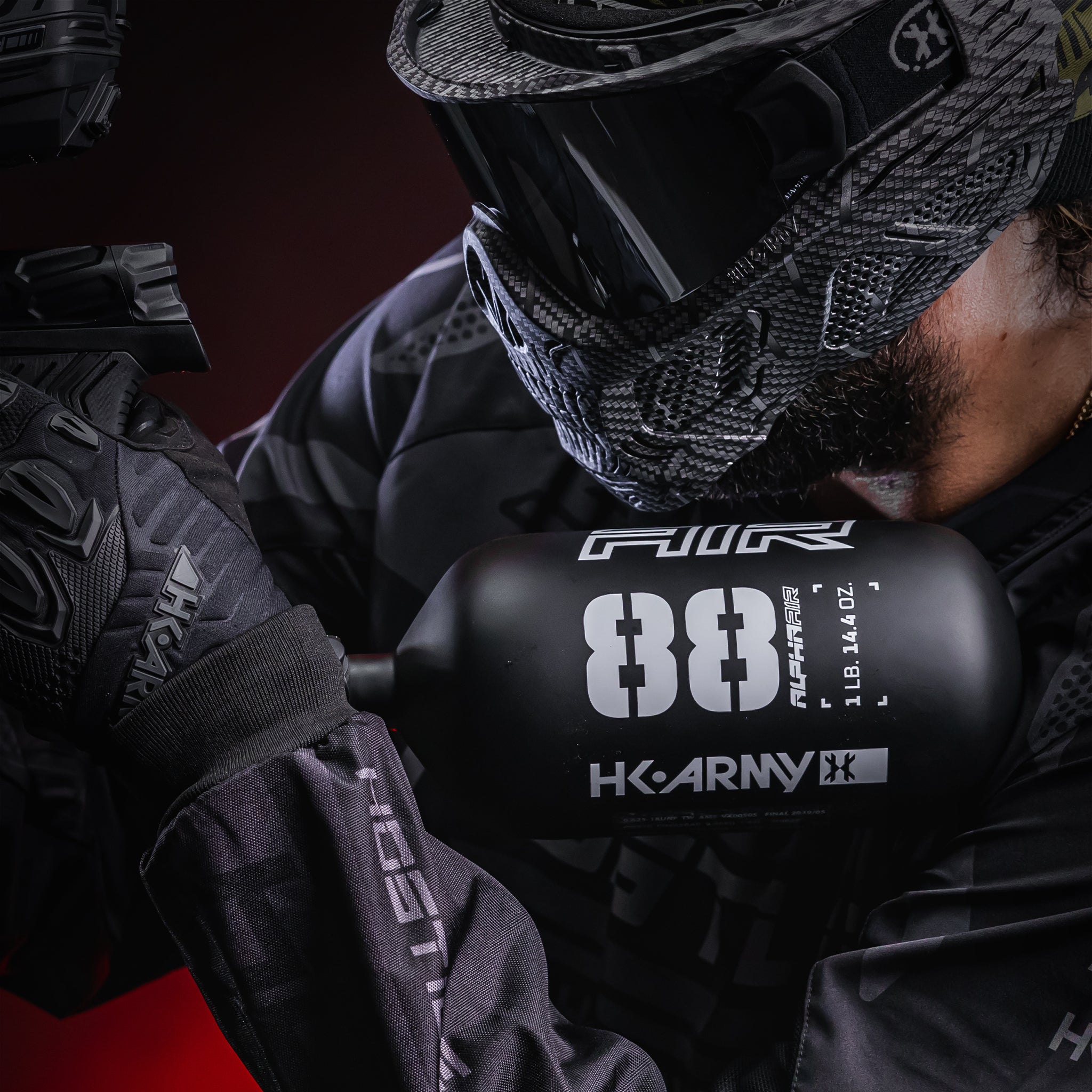 Alpha Air - 88ci/4500psi HP8 Air System - Shadow - XTREME Airsoft Superstore