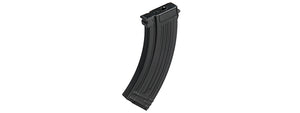BIK-49 FULL METAL 100RD AK47 AEG MID-CAP AIRSOFT MAGAZINE (BLACK)