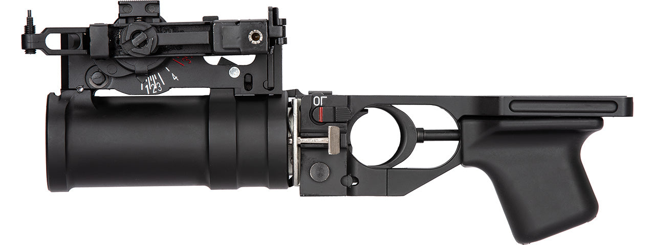 Double Bell GP-30 Style AK Series Airsoft Grenade Launcher (BLACK)