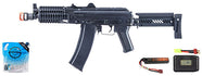 LCT ZKS-74UN AK AEG Rifle W/ Folding Stock - Battery/Adapter/Charger Combo - (Black)
