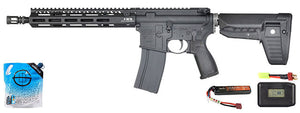 Bcm Licensed MCMR 11.5 Full Metal Airsoft Aeg W/ Vfc Avalon Gearbox - Battery/Adapter/Charger Combo - (Black)