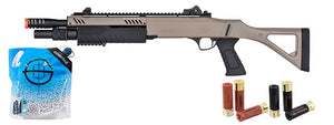 FABARM STF/12 Short Barrel Spring Shotgun w/ Fixed Stock - Shell Combo - (Dark Earth)