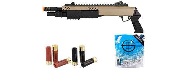 FABARM STF/12 Short Barrel Shotgun/Shell Combo - (Tan)